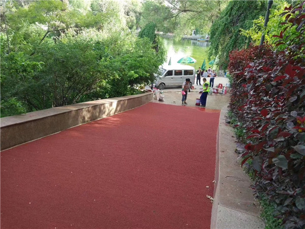迪庆彩色路面施工
